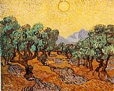 Olive Trees 1889 by Vincent van Gogh